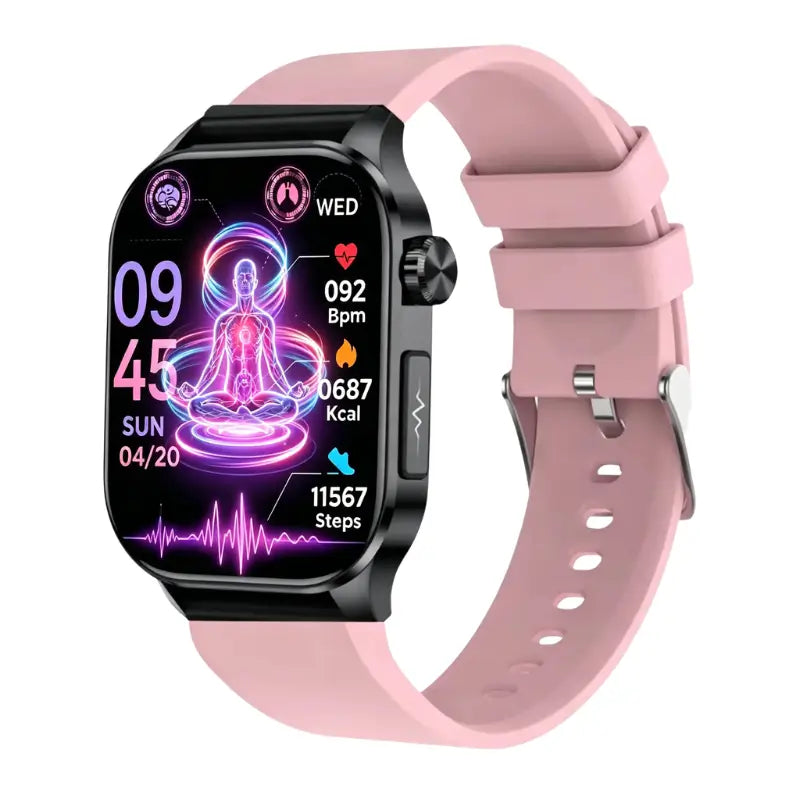 PH580 ECG/EKG Blood Sugar Blood Pressure Call Intelligent Health Management Smart Watch