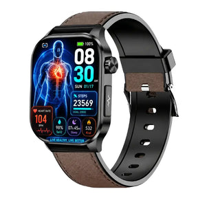 PH580 ECG/EKG Blood Sugar Blood Pressure Call Intelligent Health Management Smart Watch