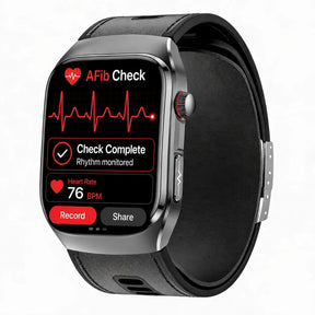Poalarhealth 17pro High-End Air Pump Cuff Blood Pressure ECG Heart Rate Blood Glucose Sleep Monitor Smart Health Watch