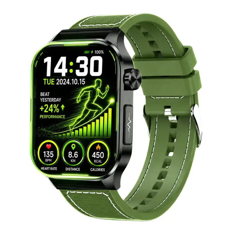 PH580 ECG/EKG Blood Sugar Blood Pressure Call Intelligent Health Management Smart Watch