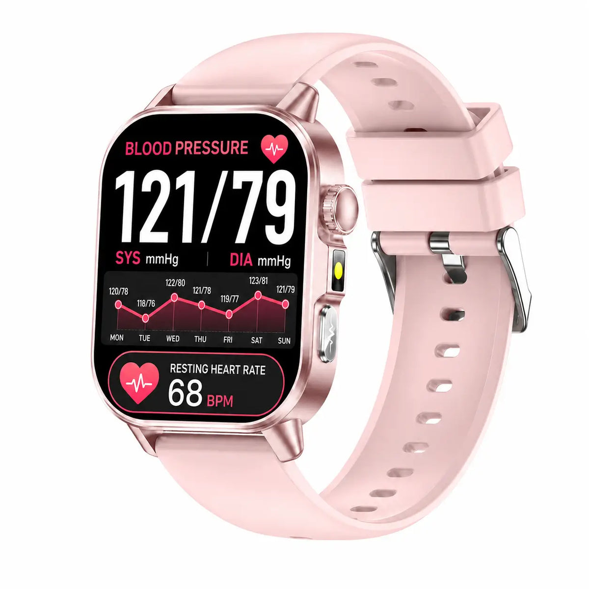 Poalarhealth 580 Pro NEW Heart Rate Blood Pressure Blood Oxygen Health Smart Call Watch