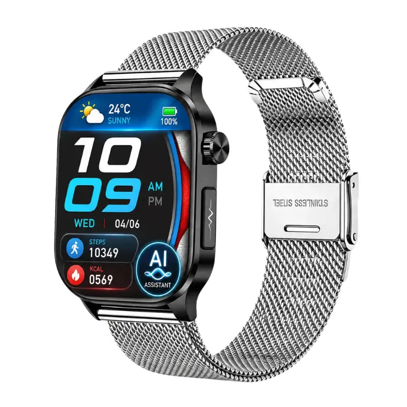 PH580 ECG/EKG Blood Sugar Blood Pressure Call Intelligent Health Management Smart Watch