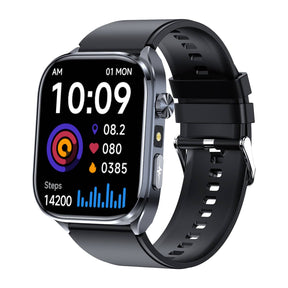 Poalarhealth 582 AI Smart Health Watch Blood Pressure Oxygen Glucose Heart Rate Sleep Monitor