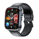 Poalarhealth 582 AI Smart Health Watch Blood Pressure Oxygen Glucose Heart Rate Sleep Monitor