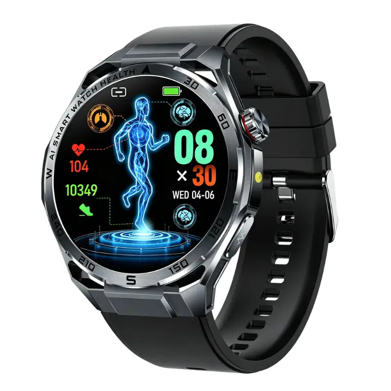 PH48 High-end AI ECG Blood Glucose Blood Pressure Heart Rate Monitoring Sports Call Smart Watch