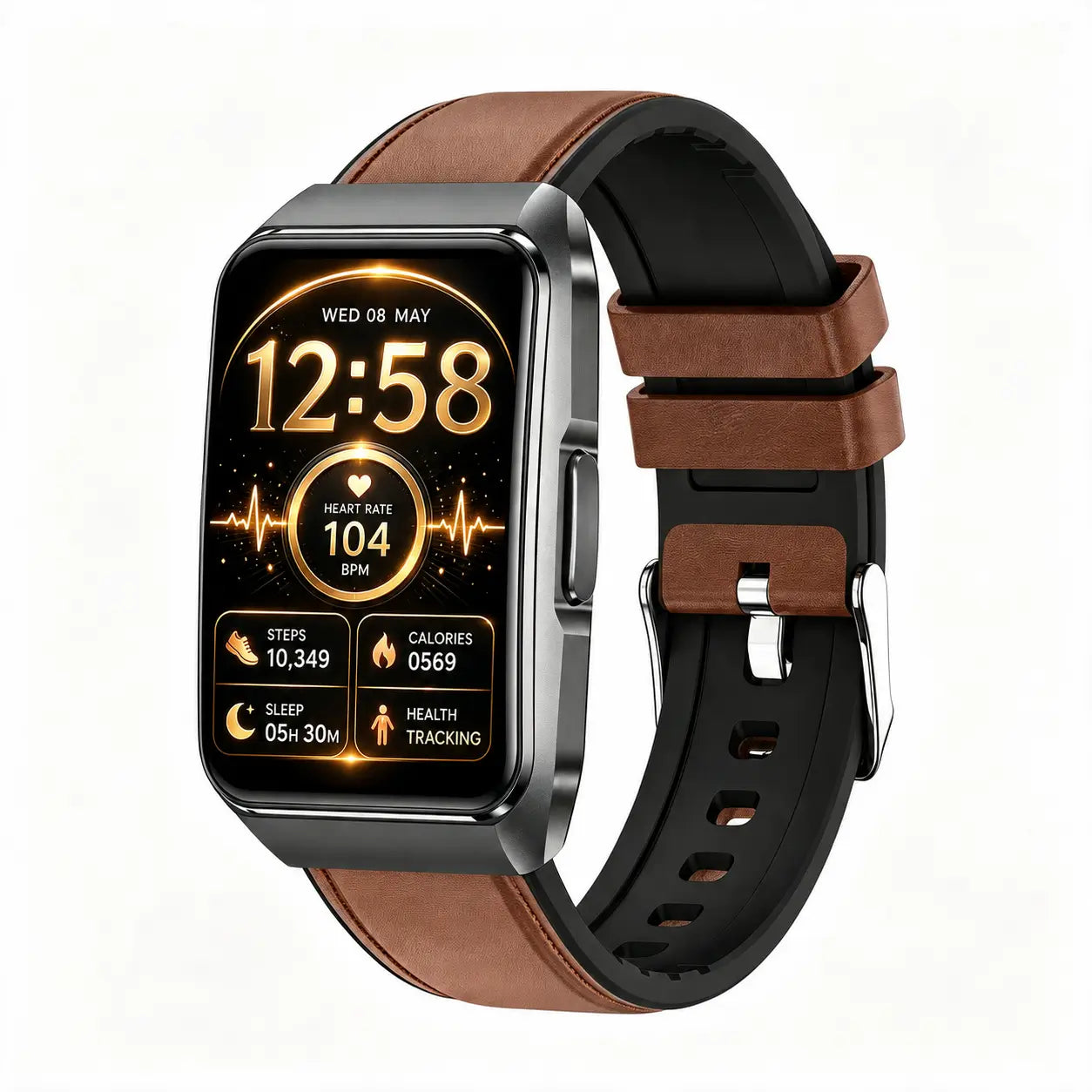 Poalarhealth 90 Professional ECG Monitoring High-end Micro-physical Examination Health Management Bracelet